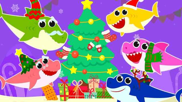 Dance Video | Christmas Shark 🎄 | Super Baby Nursery Rhymes img
